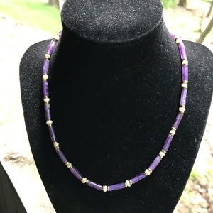 Amethyst Beaded Necklace